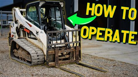 how to transport a skid steer|operating a bobcat skid steer.